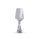 Jogo 6 Taças Base Cristal para Vinho Rosa 595ml