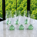 Jogo 6 Taças Base Esfera para Vinho Verde e Transparente 440ml