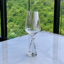 Jogo 6 Taças Base Cristal para Vinho Transparente 595ml