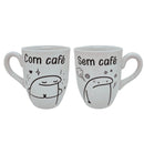 Caneca de Porcelana Meme Branca 350ml
