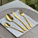 Faqueiro 24 Peças Sicilia em Aço Inox Dourado