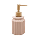 Kit para Banheiro em Cerâmica Stripes Nude 2 Peças